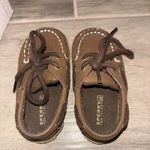 Sperry Kids Moccasins in Brown